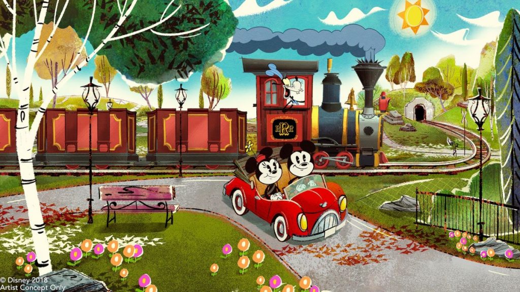 Mickey and Minnie runaway railway